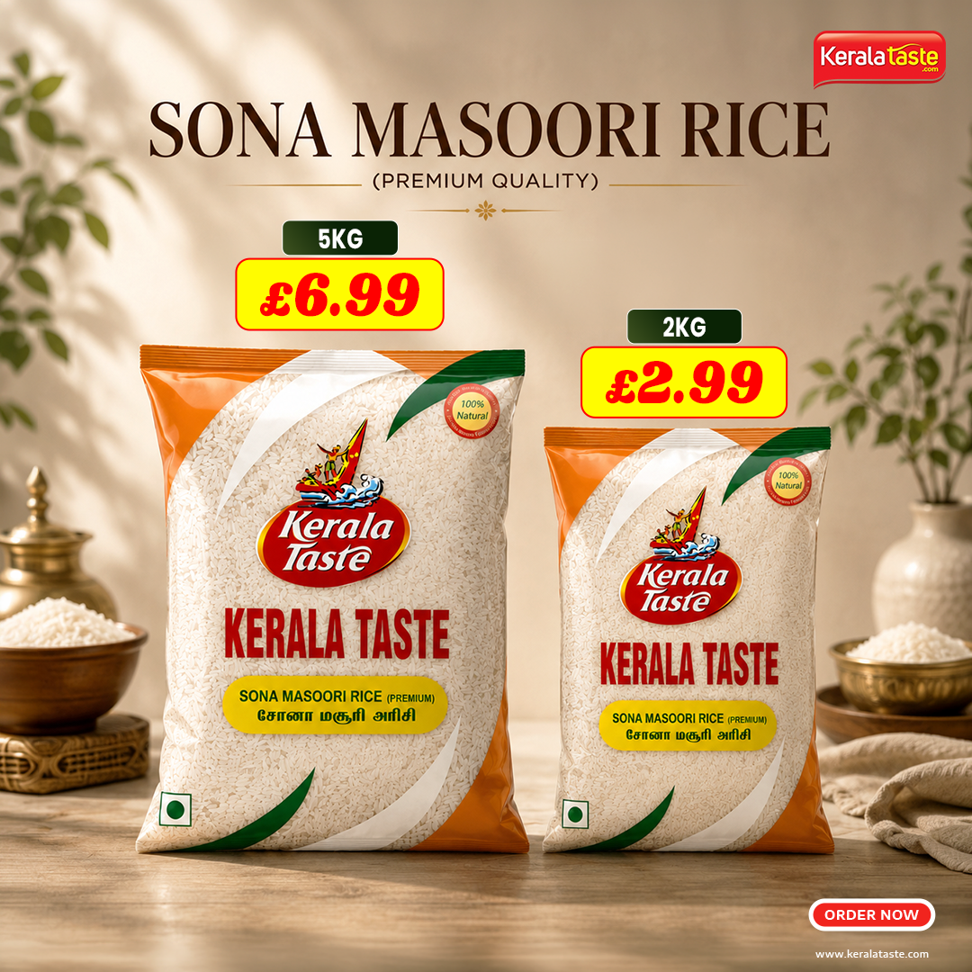Sona Masoori Rice by Kerala Taste 5kg & 2Kg Offer!!
