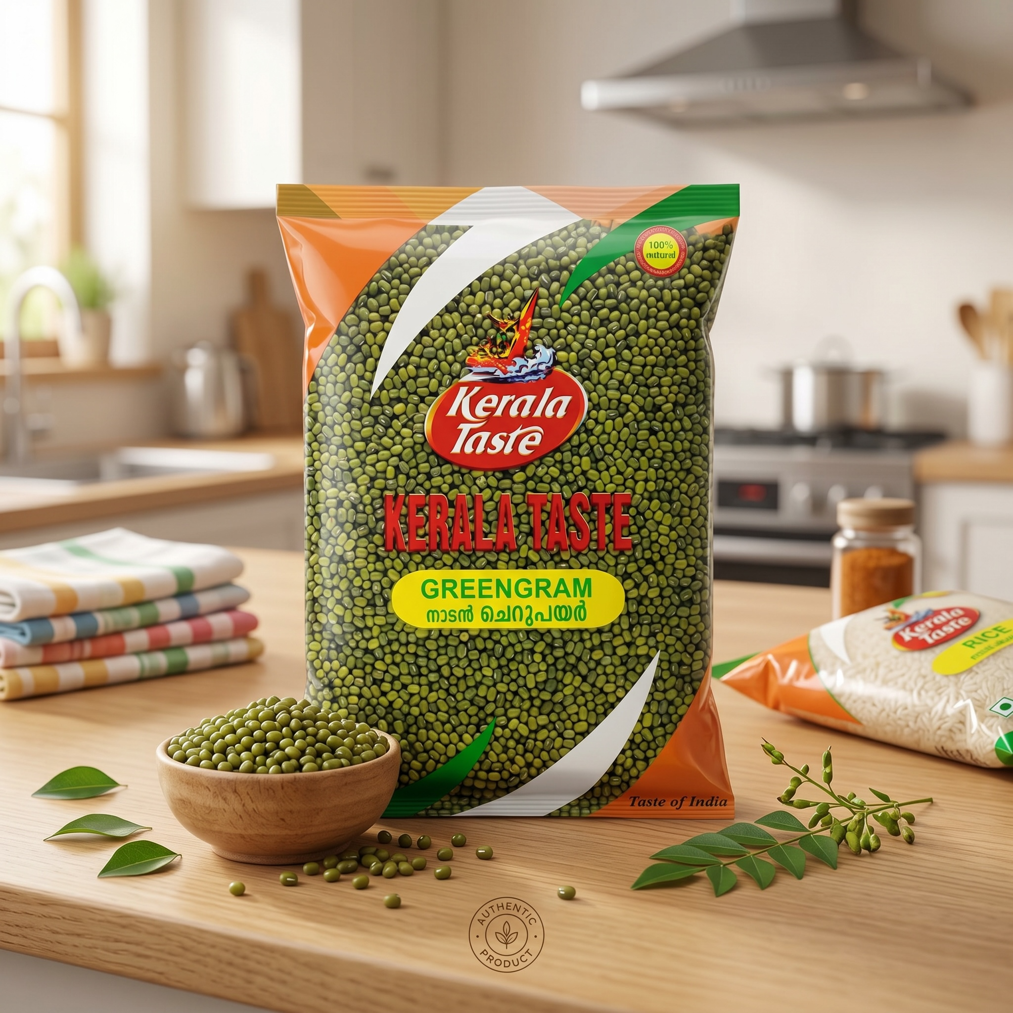 Green Gram (Cherupayar) By Kerala Taste - 1kg