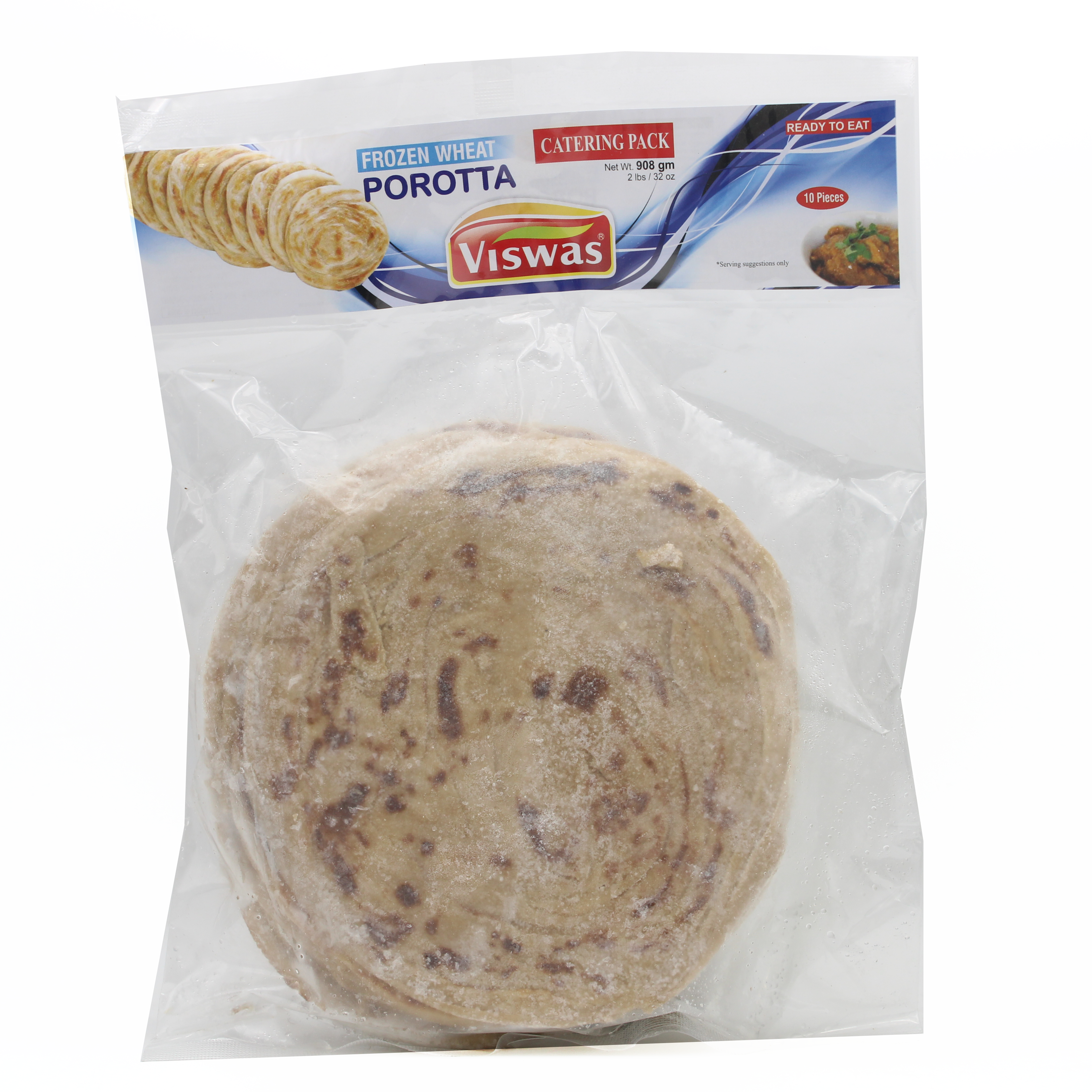 Frozen Wheat Porotta (Catering Pack) By Viswas