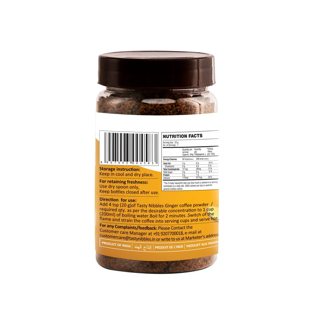 Ginger Coffee 150g by Tasty Nibbles