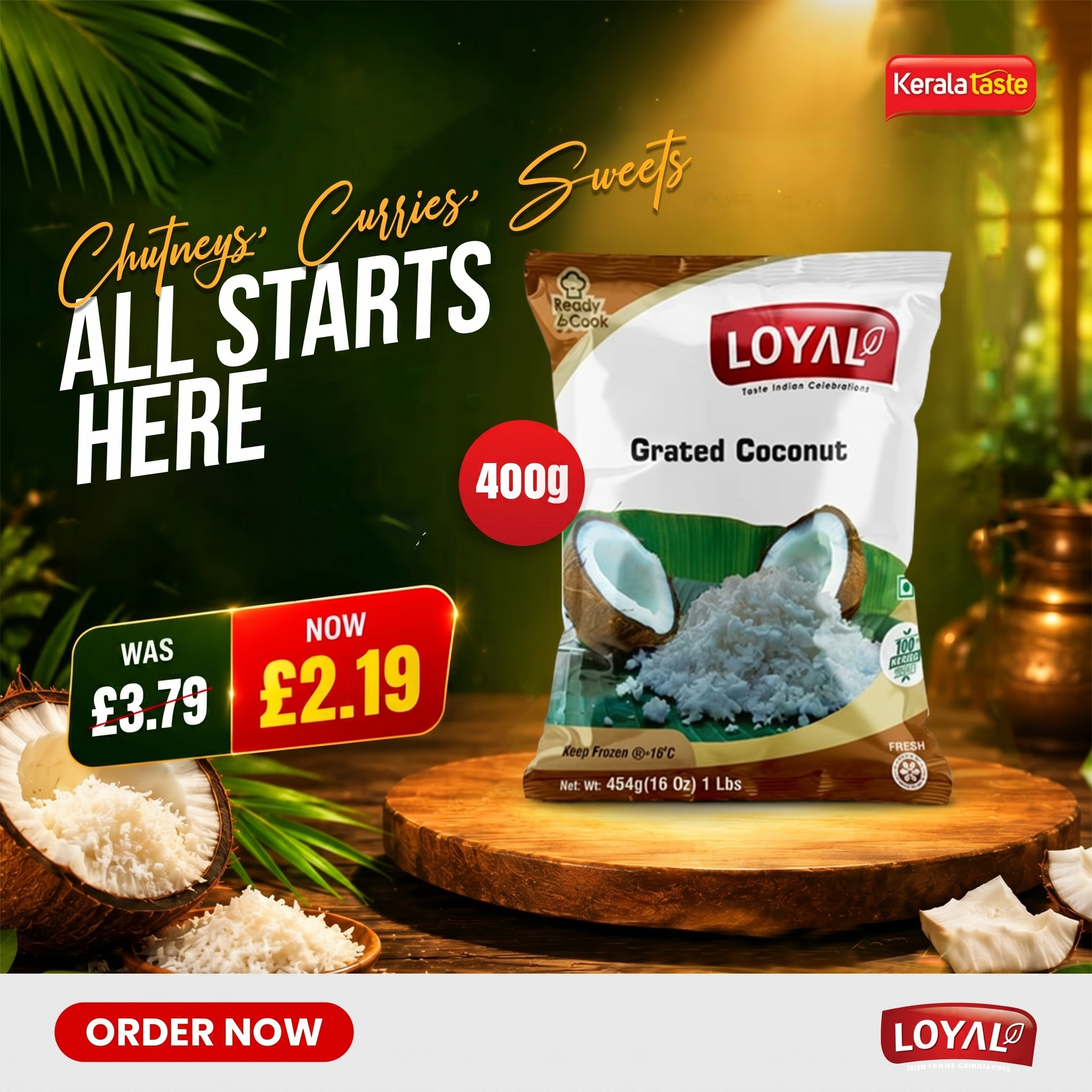 Grated Coconut by Loyal