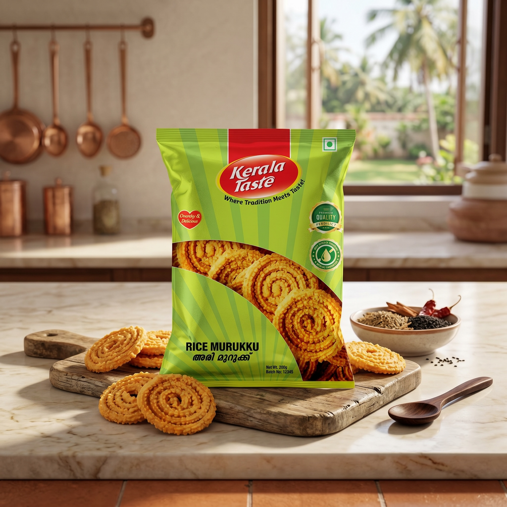 Rice Murukku by Kerala Taste