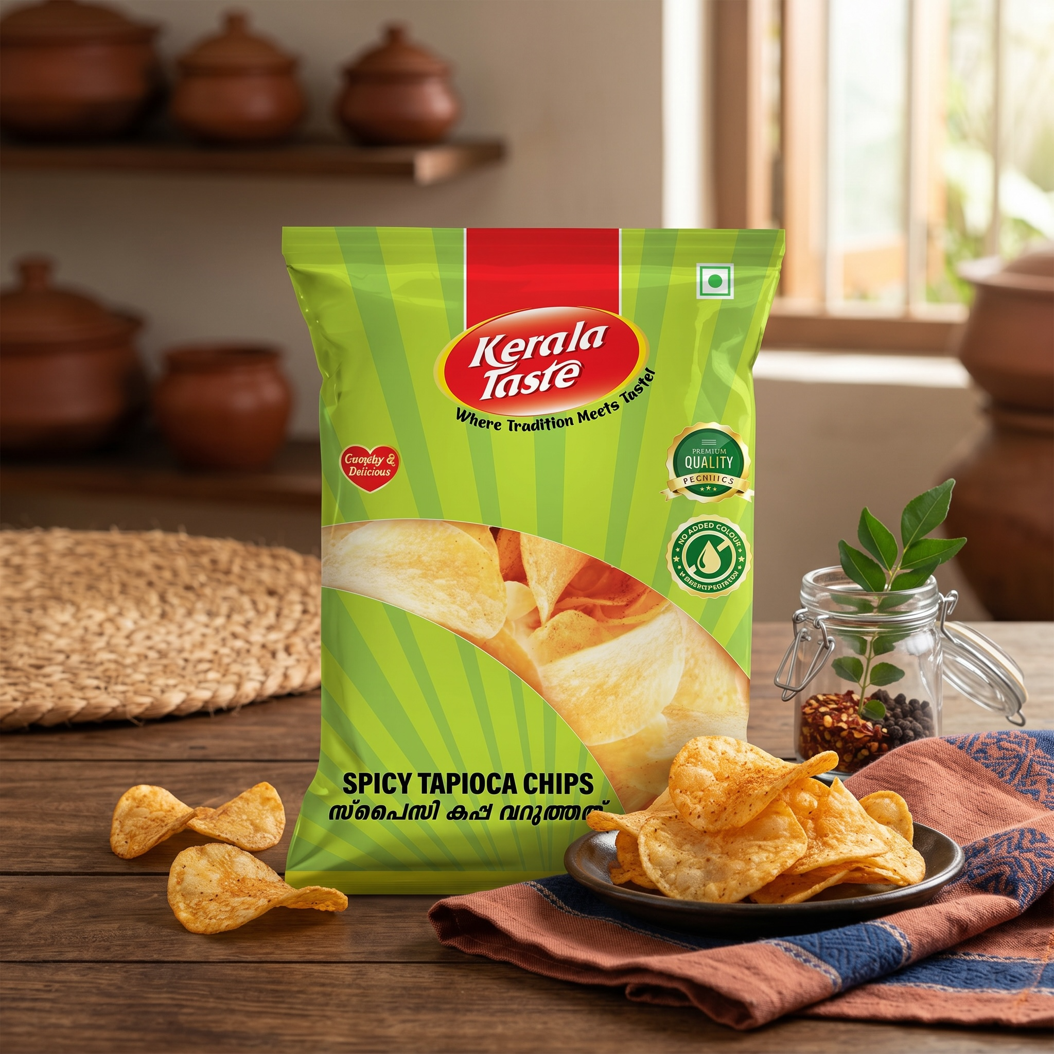 Spicy Tapioca Chips by Kerala Taste