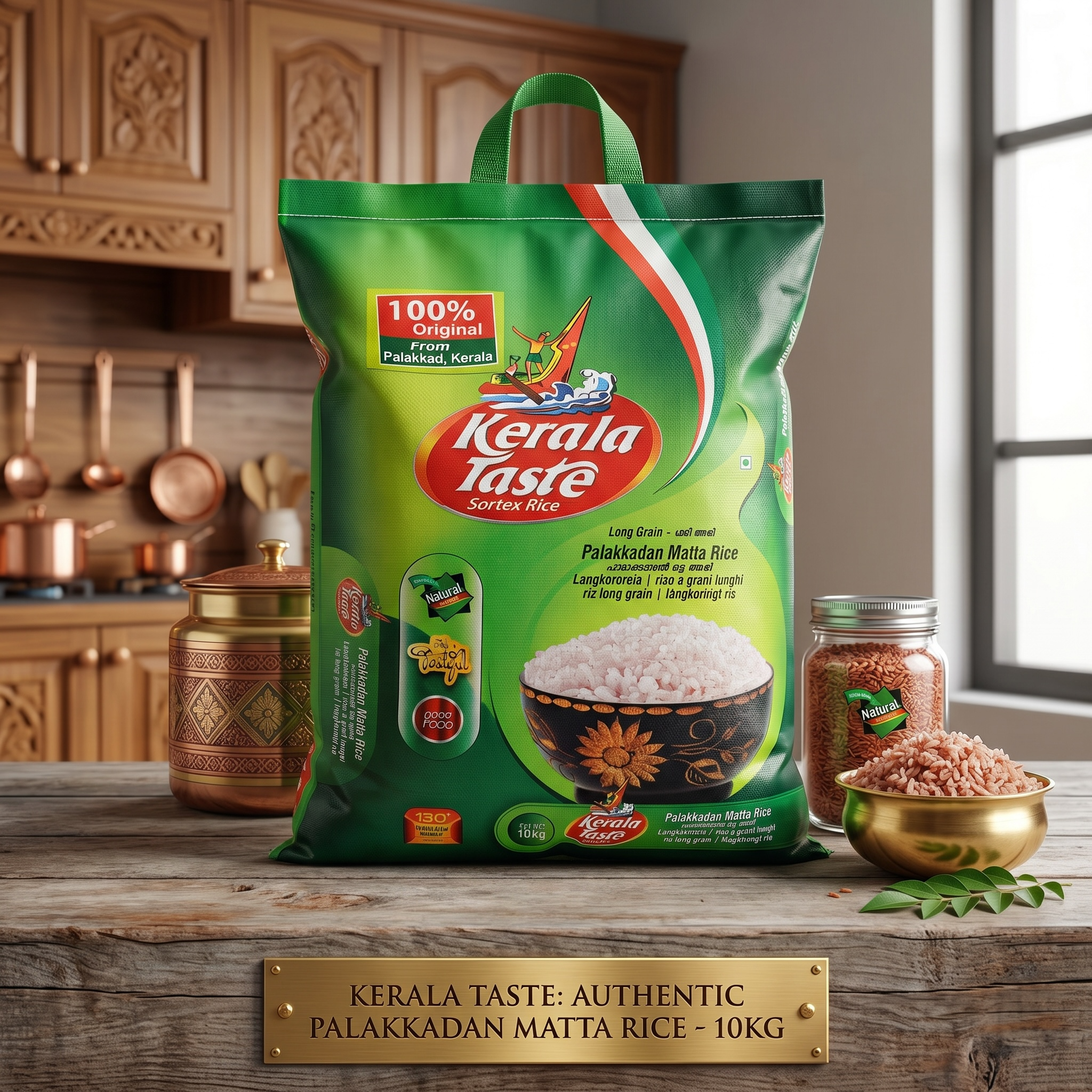 Palakkadan Matta Rice by Kerala Taste 10 kg