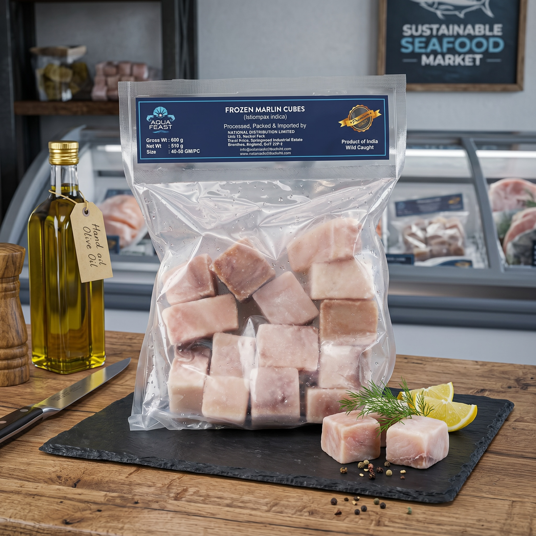 Marlin fish Curry Cut by Aqua Feast