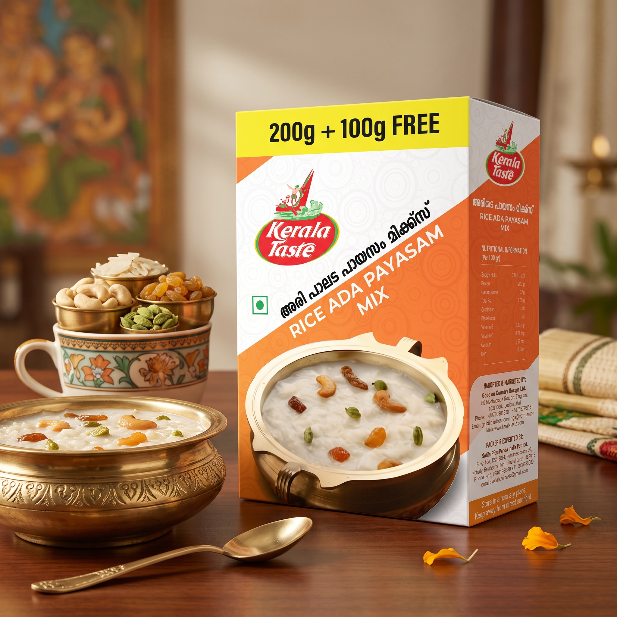 Rice Ada Payasam Mix by Kerala Taste - 200g+100g