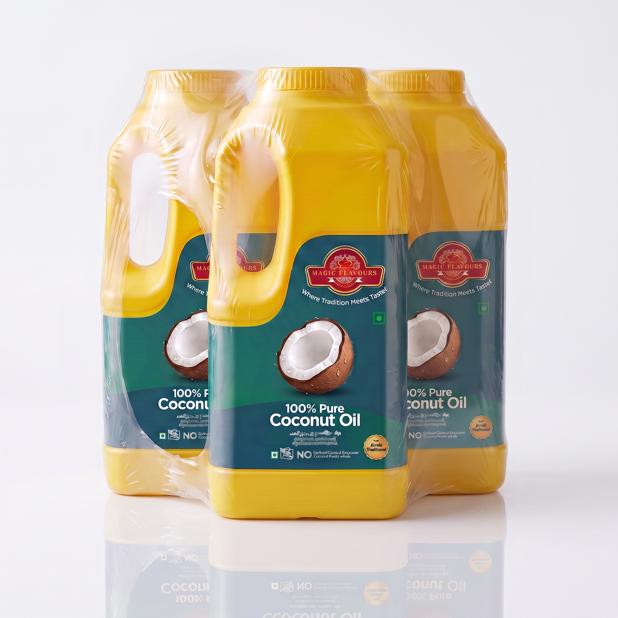 Coconut Oil 3L ( 1Lt x 3) by Magic Flavours