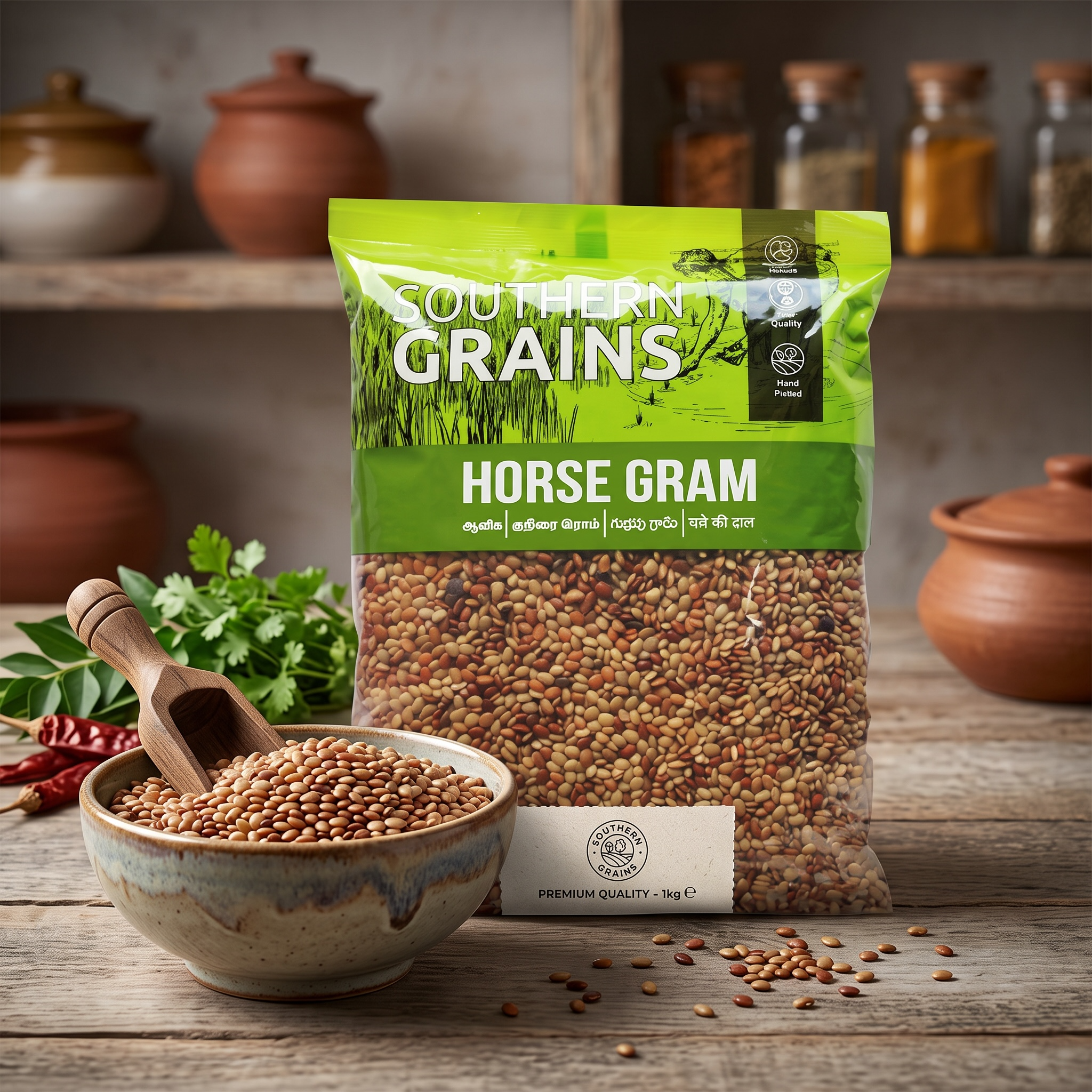 Horse Gram (Muthira)by Southern Grains