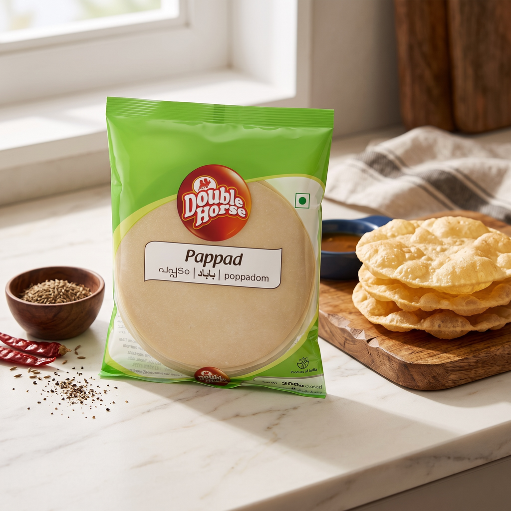 Papadam By Double Horse 200g