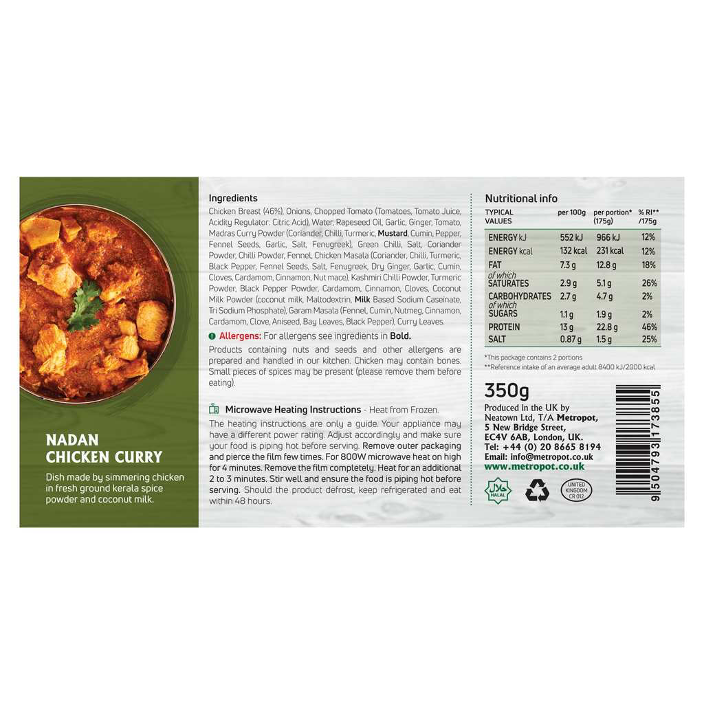 Nadan Chicken Curry by Metropot