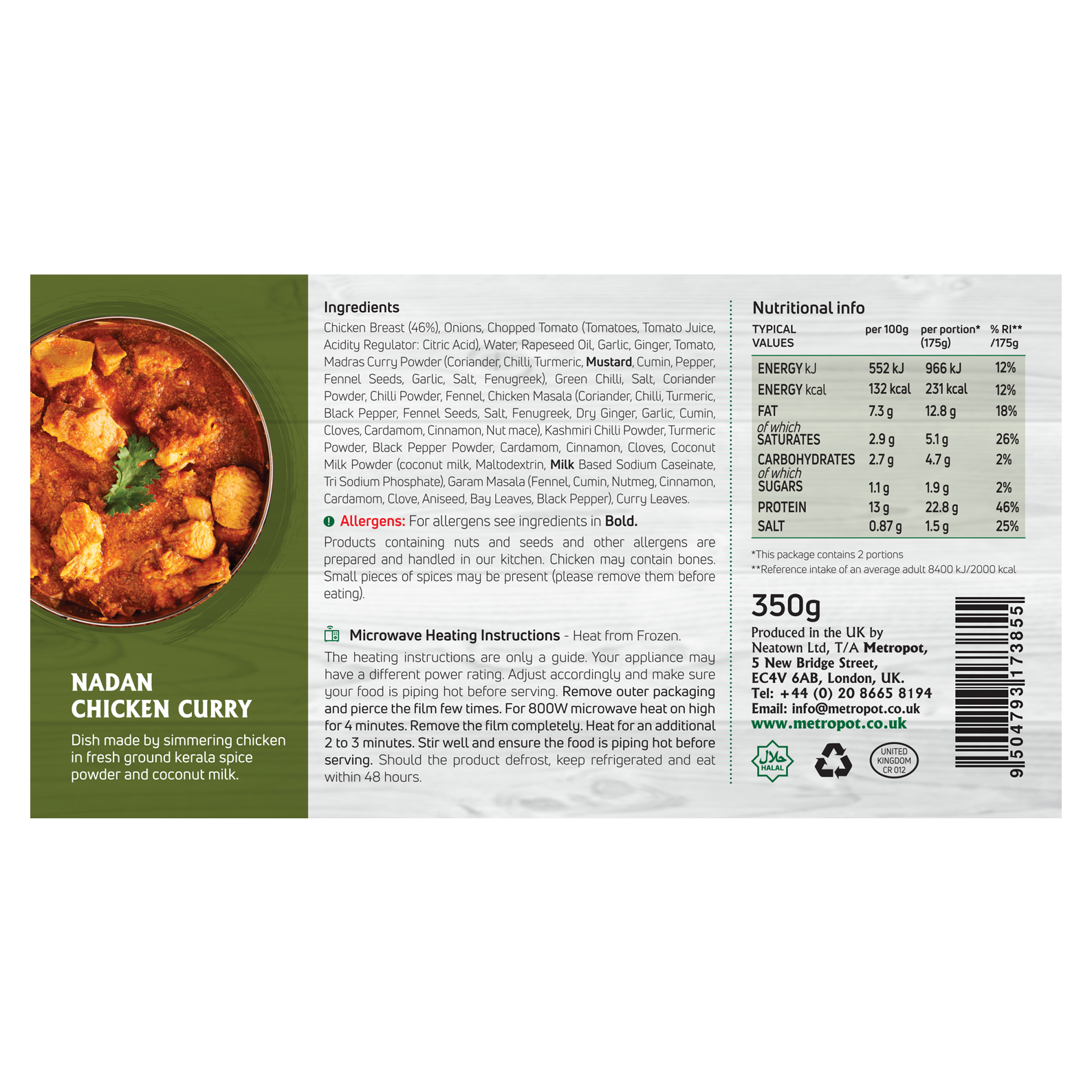 Nadan Chicken Curry by Metropot