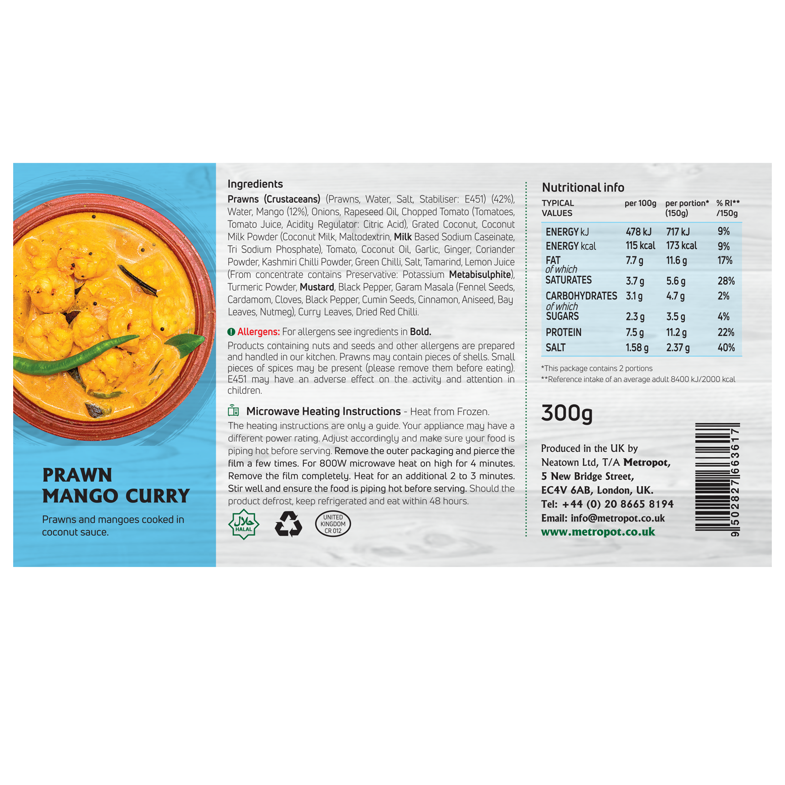 Prawn Mango Curry by Metropot