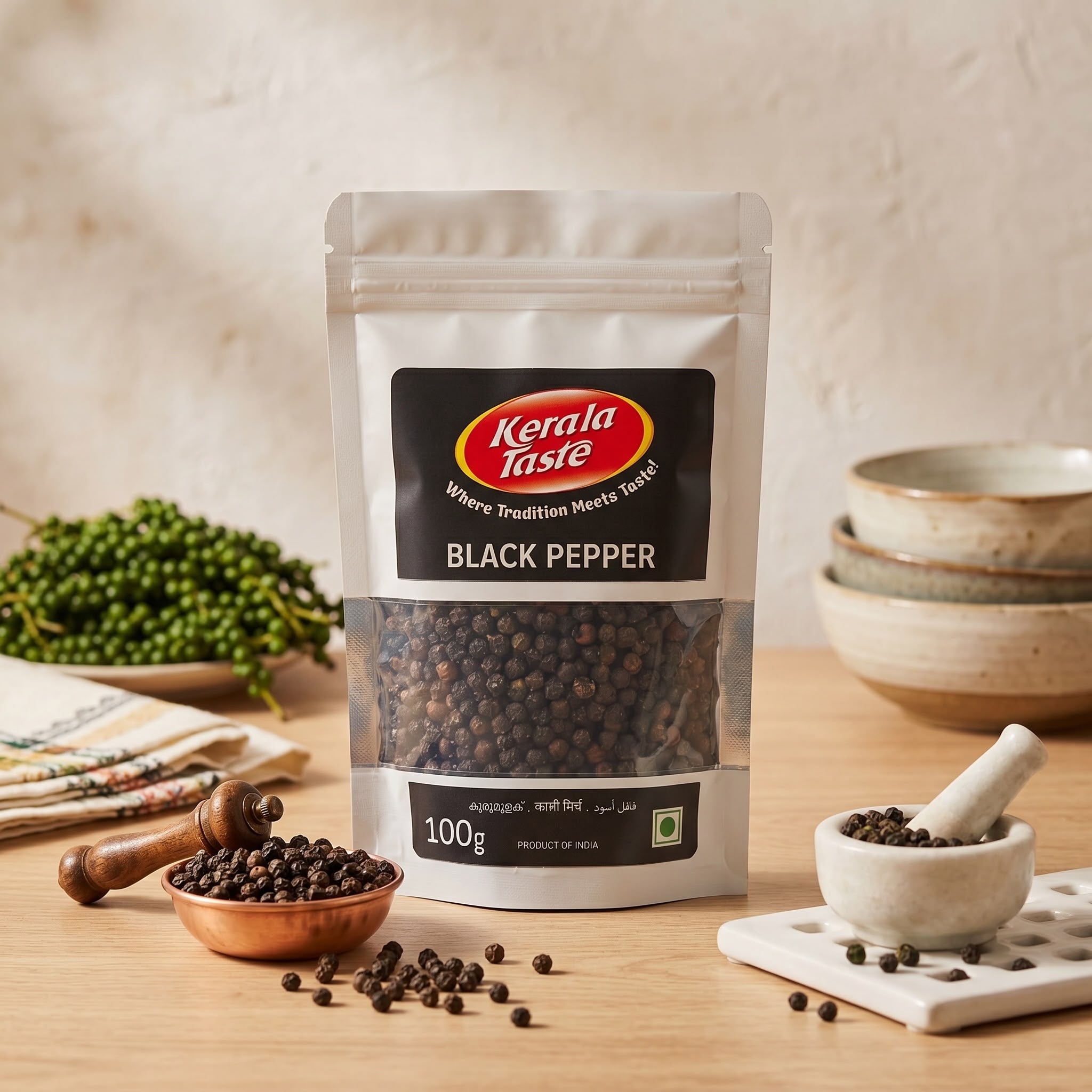 Black Pepper by Kerala Taste - 100g