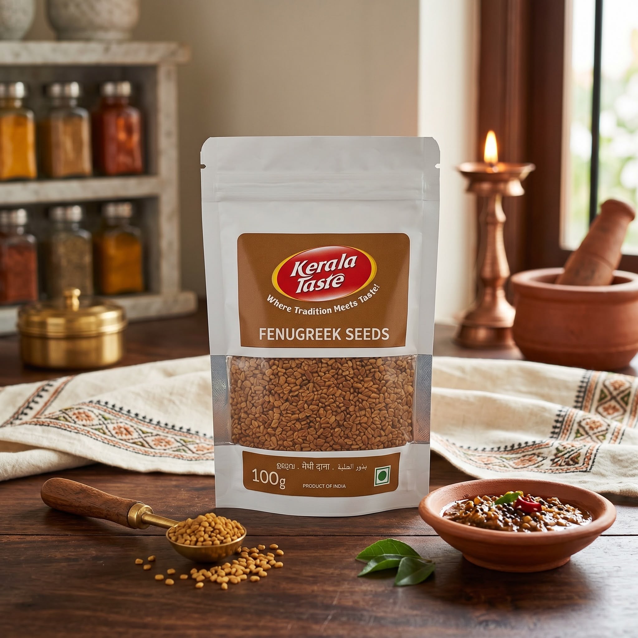 Fenugreek Seed by Kerala Taste - 100g