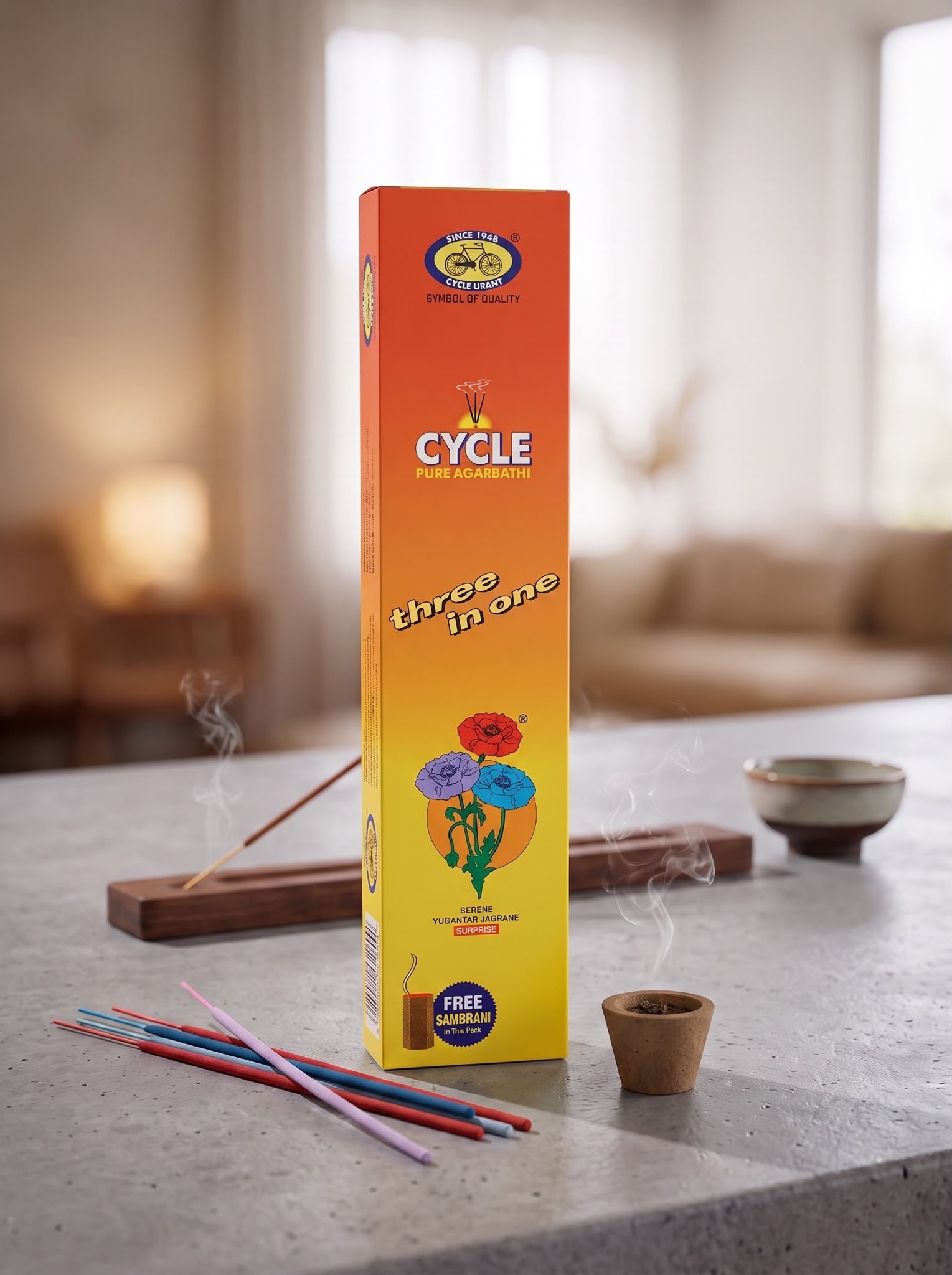 Cycle Three in One Agarbathis