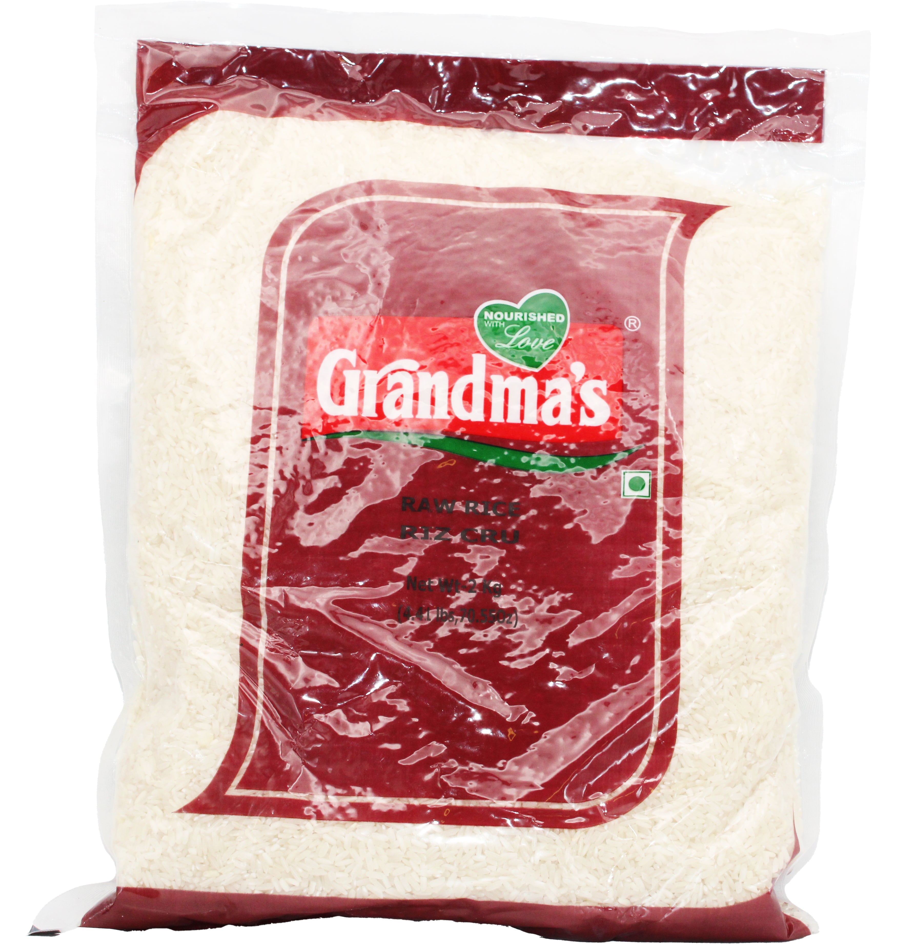 White Raw Rice by Grandma's