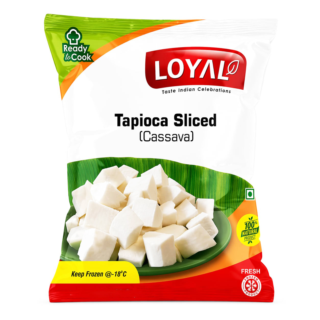 Tapioca Sliced family Pack 2 Kg by Loyal